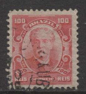 Brazil - Scott 177 - People Definitives Issue -1906 - Used - Single 100r Stamp