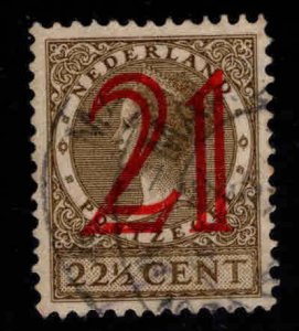 Netherlands Scott 194 used  surcharged stamp,