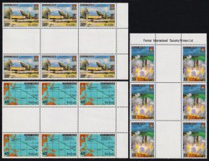 Kiribati Scott 349-351 Gutter Pairs (1980) Mint NH VF C 