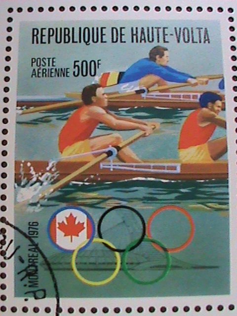 ​UPPER VOLAT-1976-OLYMPIC GAMES MONTREAL'76 CANADA CTO S/S SHEET VERY FINE