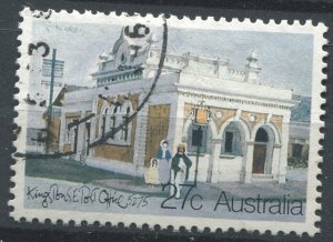 Australia Sc#833 Used, 27c multi, Post Offices (1982)