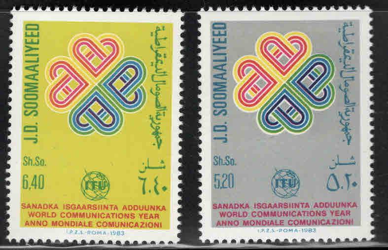 Somalia Scott 522-523 MNH** ITU stamp set