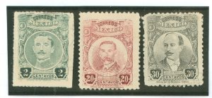 Mexico #610/624/625 Used Single