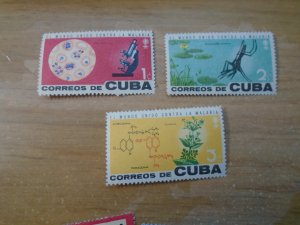 Cuba  #  757-59  MNH
