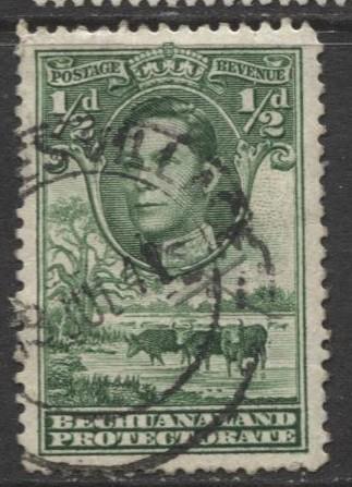 Bechuanaland - Scott 124 - KGVI - Definitive -1938 - Used - Single 1/2p Stamp