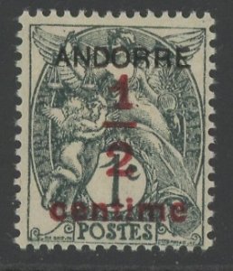 Andorra French P1 * mint HR (2306B 787)