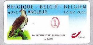 Belgium 2011 Osprey (Pandion haliaetus) Bird Stamp MNH