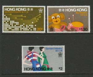 Hong Kong 1979 Industries UM/MNH SG 377/9