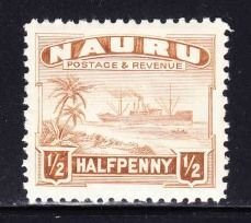 Nauru,  1/2p Freighter (SC# 17) MNH