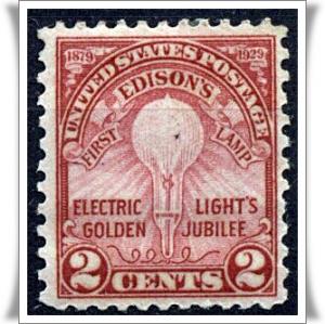 ♦SC#655 2¢ Edisons Light Bulb MH  