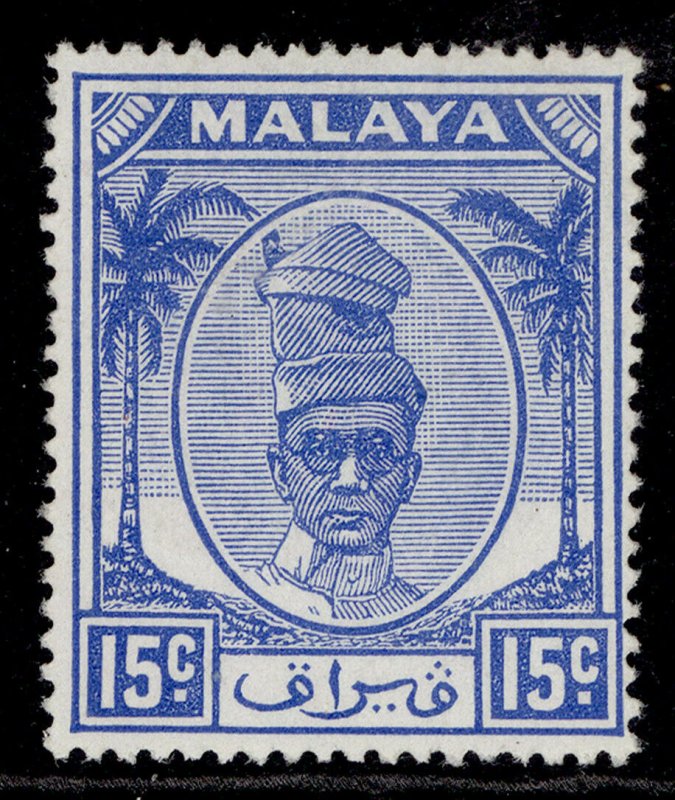 MALAYSIA - Perak GVI SG138, 15c ultramarine, M MINT. 