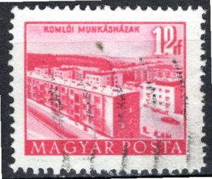 Hungary; 1953: Sc. # 1050a:  Used CTO Smaller Edition Single Stamp