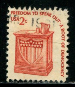 1582 US 2c Freedom to Speak Out, used