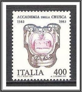 Italy #1540 Crusca Academy MNH