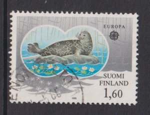 Finland    #735  used  1986  Europa  1.60m   seal