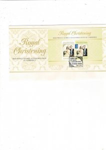 AUSTRALIA  2014  ROYAL CHRISTENING OF PRINCE GEORGE FDC