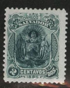El Salvador Scott 106 MH*  1895 stamp 