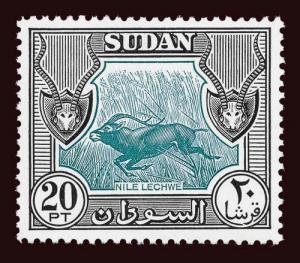 SUDAN Scott #113 (SG 138) 1951 Nile lechwe unused OG VLH