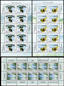 Latvia Stamps # 529-31 MNH XF Lot of 10 Scott Value $67.50