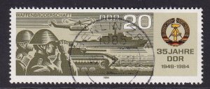 German Democratic Republic DDR  #2429 used 1984 armed forces  20pf