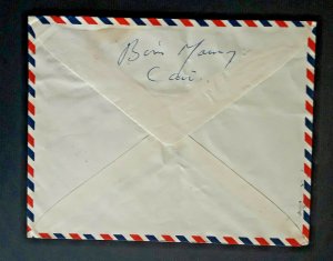 1955 Cairo Egypt To New York New York Multi Franked Airmail Cover