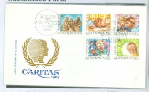 Luxembourg #B352-6 On Cover  (Fdc)