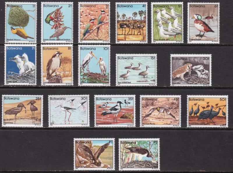 Botswana, Fauna, Birds MNH / 1982