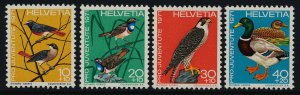 Switzerland B402-5 MNH Birds