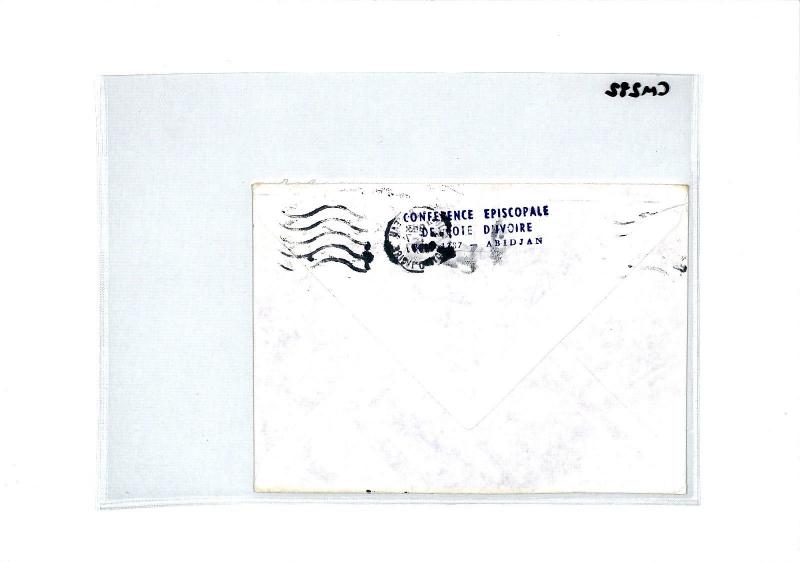 CM282 1977 *IVORY COAST* Missionary Air Mail MIVA Austria Cover