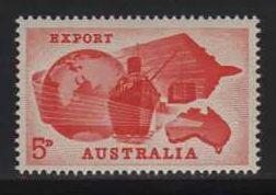 Australia MNH sc# 356 Ship Map 2010CV $0.40
