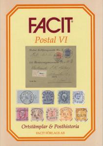 Facit, Postal VI, Postal History & Cancels of Sweden catalogue, NEW