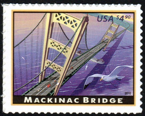 SC# 4438 - ($4.90) - American Landmarks: Mackinac Bridge - MNH - Single