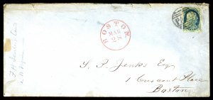 U.S. #9 USED ON COVER