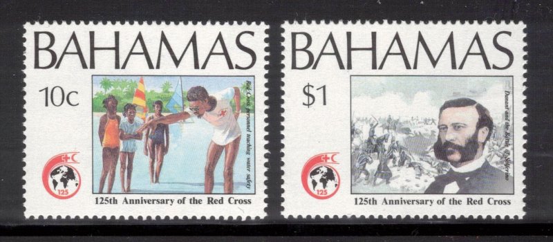 BAHAMAS 1989 International Red Cross; Scott 672-73, SG 853-54; MNH