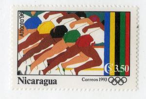 NICARAGUA 1976 MNH SCV $1.50 BIN $0.75 SPORTS