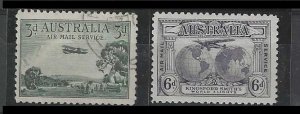 Australia C1 used - 2 mnh  2018 SCV $20.00 - C2 is VF-XF         13872