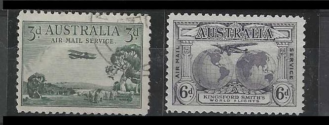 Australia C1 used - 2 mnh  2018 SCV $20.00 - C2 is VF-XF         13872