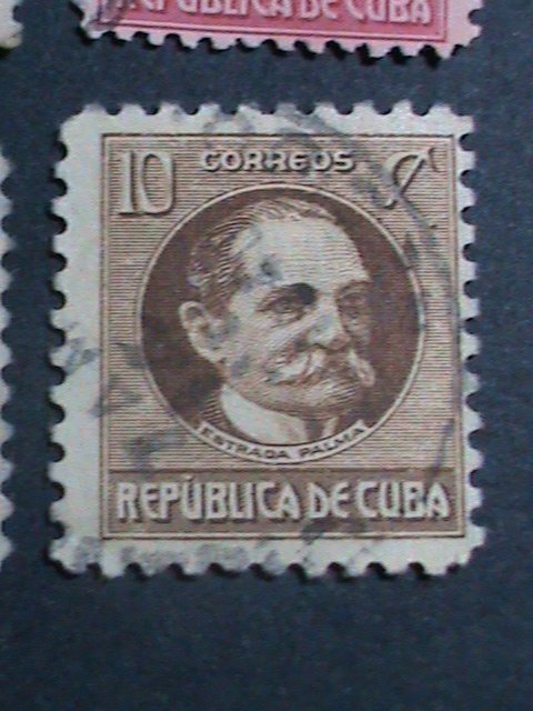 ​CUBA-1917-SC#264//279- 9 OVER 100 YEARS OLD CUBA FAMOUS PERSONS USED STAMPS