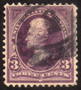 1895, US 3c, Jackson, Used, Sc 268