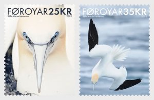 2025  Faroe Is Northern Gannet (2) (Scott na) MNH