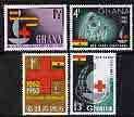 GHANA - 1963 - Red Cross Centenary - Perf 4v Set  - Mint Never Hinged