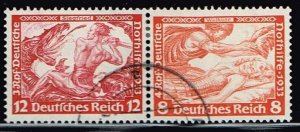 Welfare Fund, Wagner's Operas, used se-tenants of booklet B53b