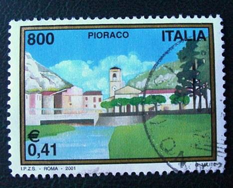 Italy 2397, 800L Pioraco, single, used, VF