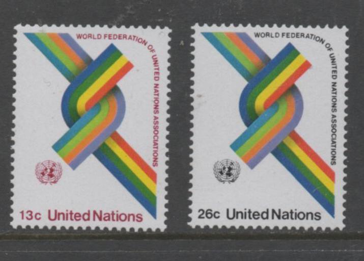 SCOTT   272-273  singles    MNH UN New York 1976