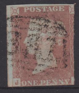 Great Britain 1841 QV 1d Red Brown Sc#3 Imperf Used J?