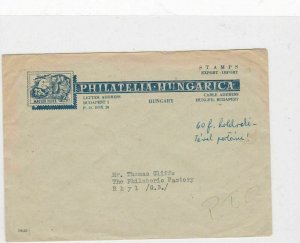 hungarian philatelic 1959 stamps cover ref 12880