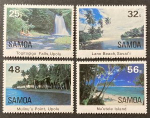 Samoa 1984 #620-3, Scenic Views, MNH.