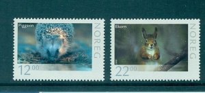 Norway - Sc# 1498-9. 2007 Wildlife. MNH $10.00.