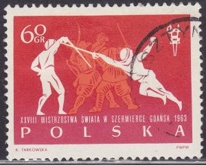 Poland 1148 Fencers & Dragons 60Gr 1963