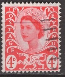 Great Britain, Region, Wales; 1969: Sc. # 10: Used Single Stamp